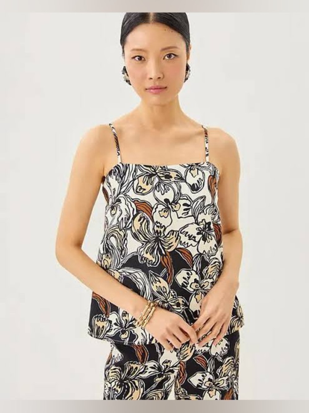 Lilly Pulitzer Jesslyn Top in Onyx size 14